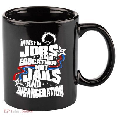 Bernie Sanders Invest In Jobs 11oz C Handle Ceramic Mug
