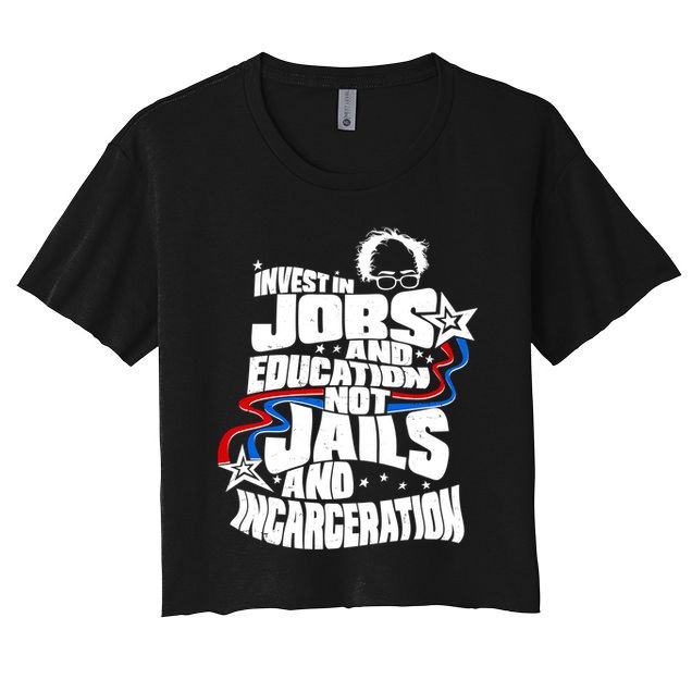Bernie Sanders Invest In Jobs Crop Top