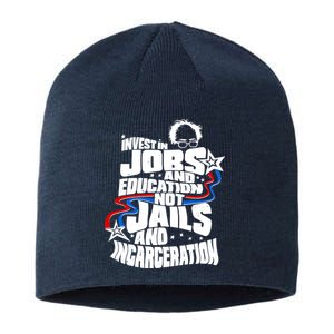 Bernie Sanders Invest In Jobs Sustainable Beanie