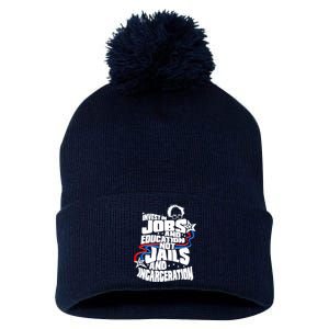 Bernie Sanders Invest In Jobs Pom Pom 12in Knit Beanie