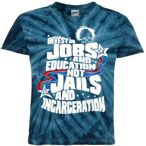 Bernie Sanders Invest In Jobs Kids Tie-Dye T-Shirt