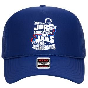 Bernie Sanders Invest In Jobs High Crown Mesh Back Trucker Hat