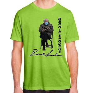 Bernie Sanders Mitten Meme Signature Adult ChromaSoft Performance T-Shirt