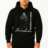 Bernie Sanders Mitten Meme Signature Hoodie