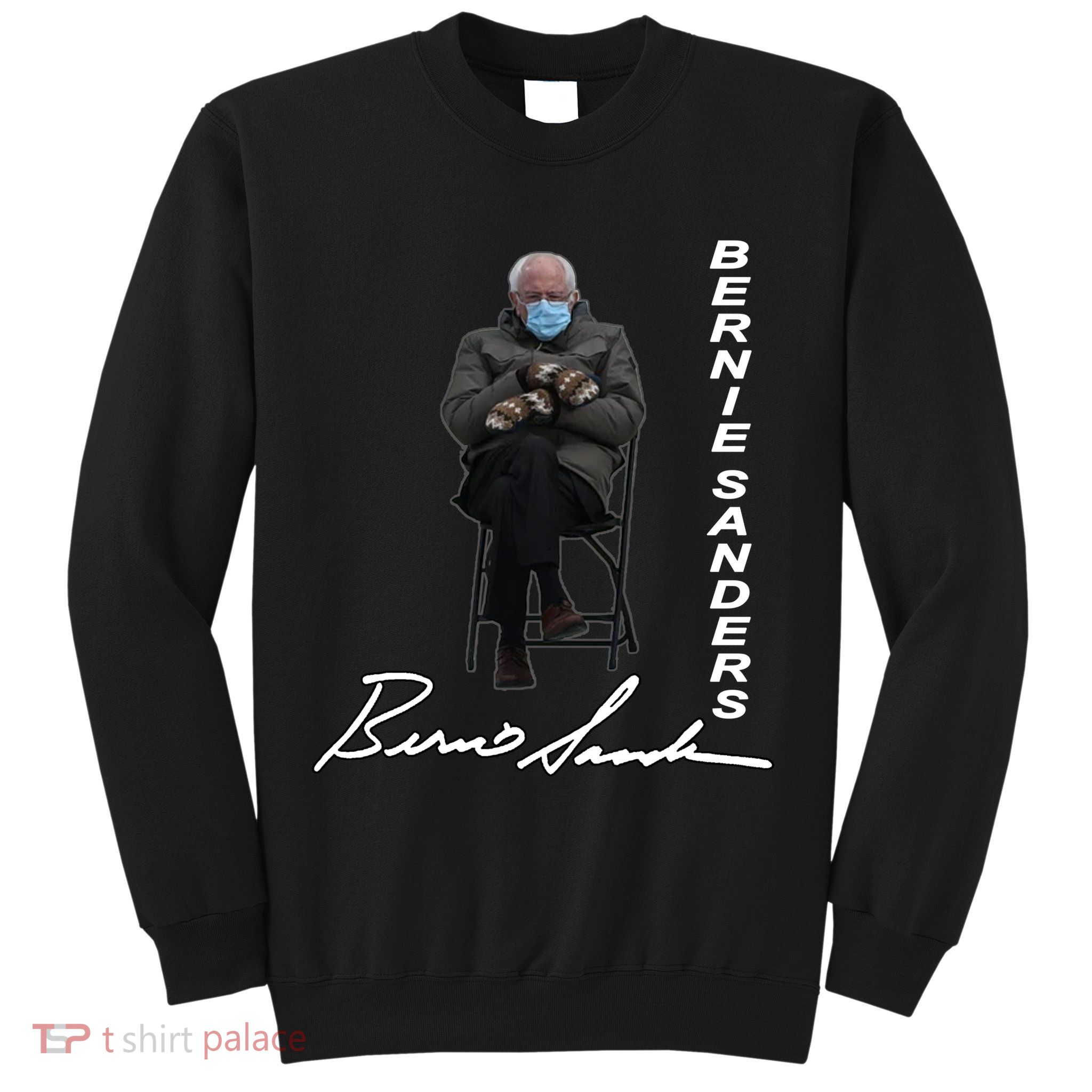 Bernie Sanders Mitten Meme Signature Sweatshirt