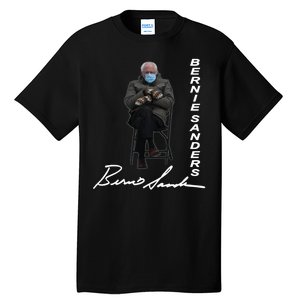 Bernie Sanders Mitten Meme Signature Tall T-Shirt