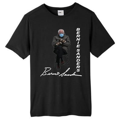 Bernie Sanders Mitten Meme Signature Tall Fusion ChromaSoft Performance T-Shirt