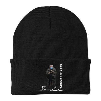 Bernie Sanders Mitten Meme Signature Beanie