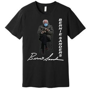 Bernie Sanders Mitten Meme Signature Premium T-Shirt