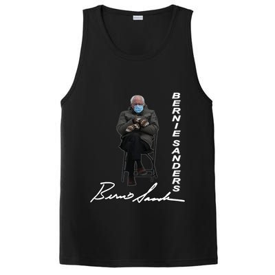Bernie Sanders Mitten Meme Signature PosiCharge Competitor Tank