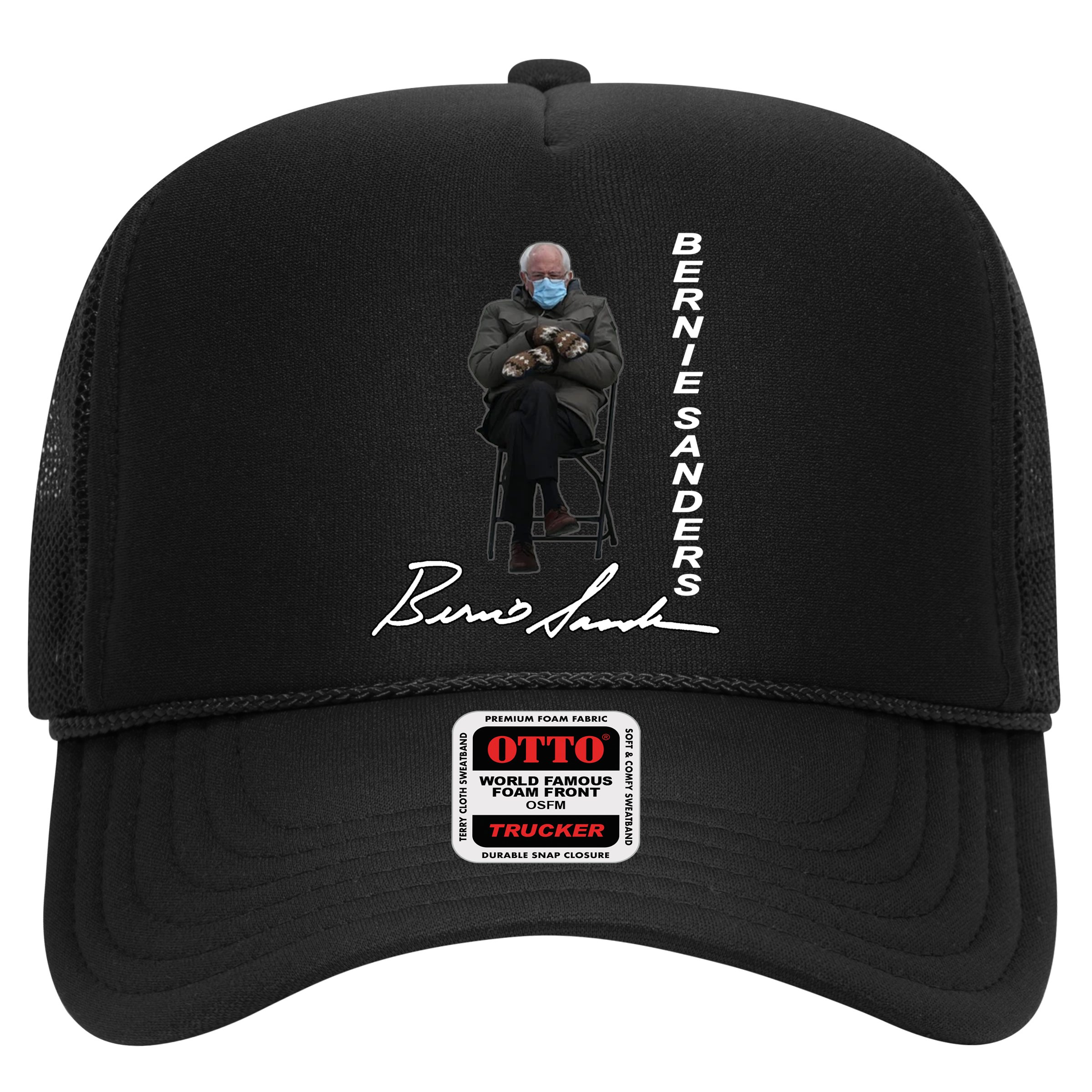 Bernie Sanders Mitten Meme Signature Hat