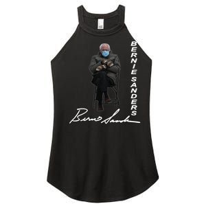 Bernie Sanders Mitten Meme Signature Women's Perfect Tri Rocker Tank