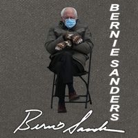 Bernie Sanders Mitten Meme Signature Cotton Canvas Backpack