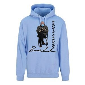 Bernie Sanders Mitten Meme Signature Unisex Surf Hoodie