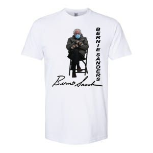 Bernie Sanders Mitten Meme Signature Softstyle CVC T-Shirt