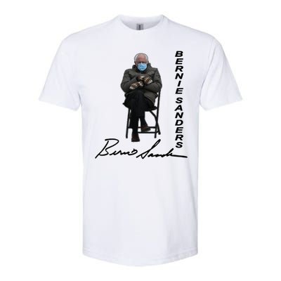 Bernie Sanders Mitten Meme Signature Softstyle CVC T-Shirt