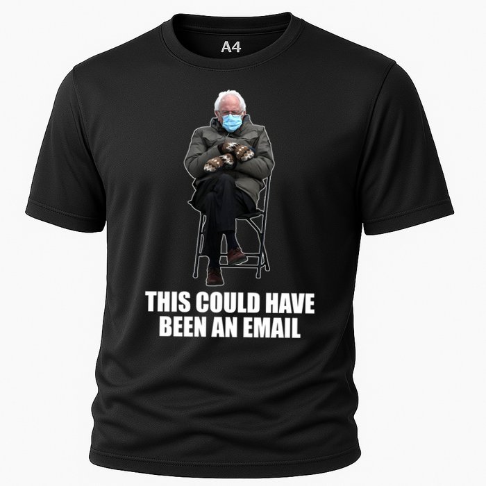 Bernie Sanders Mitten Meme This Could Have Been An Email Cooling Performance Crew T-Shirt