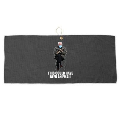 Bernie Sanders Mitten Meme This Could Have Been An Email Large Microfiber Waffle Golf Towel