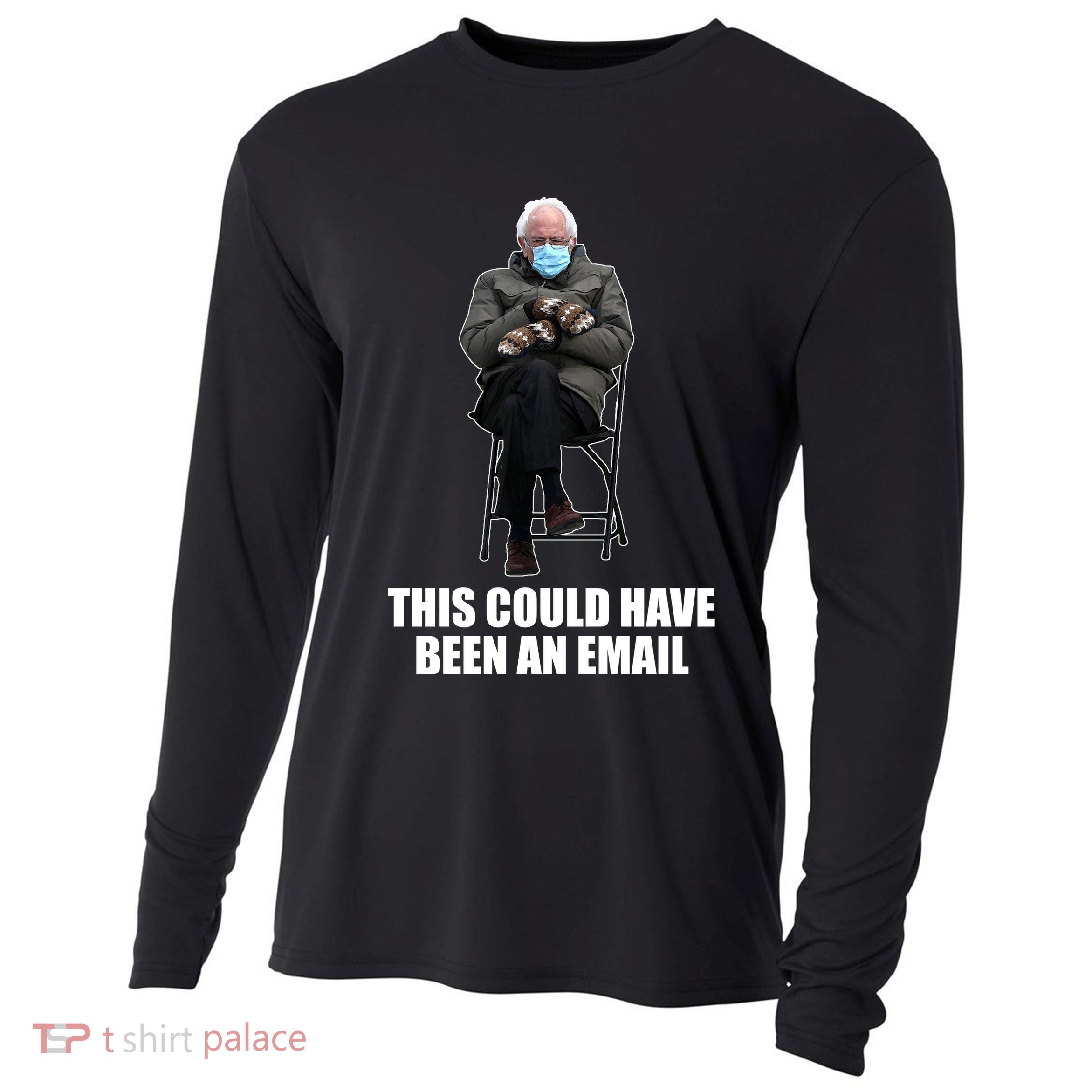 Bernie Sanders Mitten Meme This Could Have Been An Email Cooling Performance Long Sleeve Crew