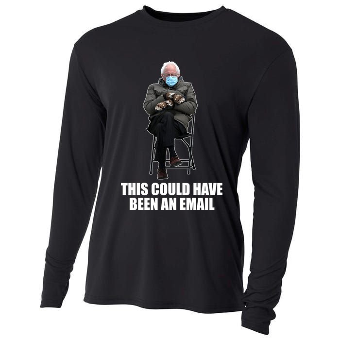 Bernie Sanders Mitten Meme This Could Have Been An Email Cooling Performance Long Sleeve Crew