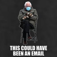 Bernie Sanders Mitten Meme This Could Have Been An Email Golf Towel