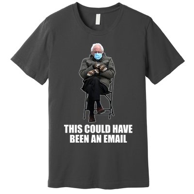 Bernie Sanders Mitten Meme This Could Have Been An Email Premium T-Shirt