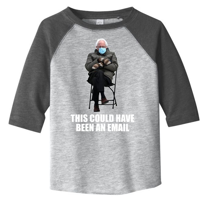 Bernie Sanders Mitten Meme This Could Have Been An Email Toddler Fine Jersey T-Shirt