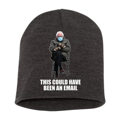 Bernie Sanders Mitten Meme This Could Have Been An Email Short Acrylic Beanie