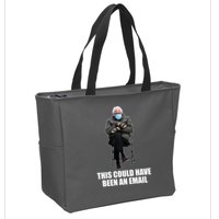 Bernie Sanders Mitten Meme This Could Have Been An Email Zip Tote Bag