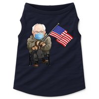 Bernie Sanders Mitten Meme USA Flag Doggie Tank