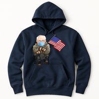 Bernie Sanders Mitten Meme USA Flag Hoodie