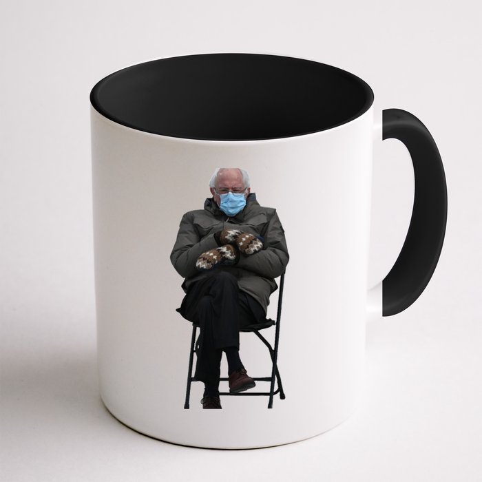 Bernie Sanders Mittens Sitting Inauguration Mug