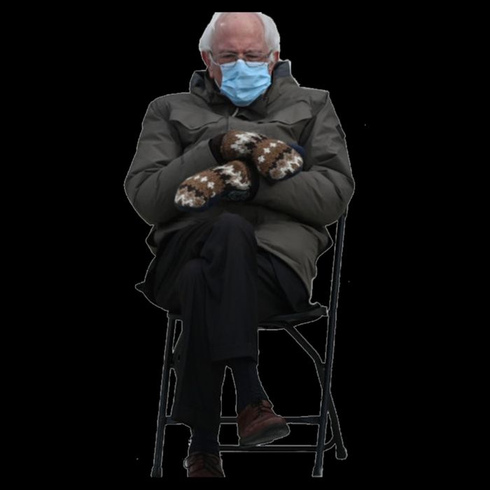 Bernie Sanders Mittens Sitting Inauguration Mug