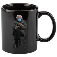 Bernie Sanders Mittens Sitting Inauguration 11oz C Handle Ceramic Mug