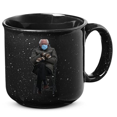 Bernie Sanders Mittens Sitting Inauguration 15oz Campfire Ceramic Mug