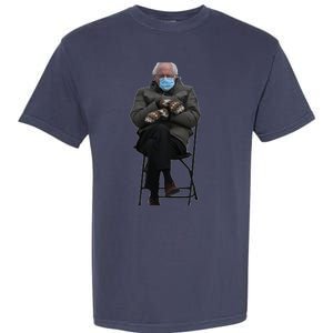 Bernie Sanders Mittens Sitting Inauguration Garment-Dyed Heavyweight T-Shirt