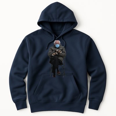 Bernie Sanders Mittens Sitting Inauguration Hoodie