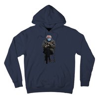 Bernie Sanders Mittens Sitting Inauguration Hoodie