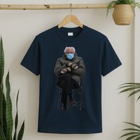 Bernie Sanders Mittens Sitting Inauguration T-Shirt