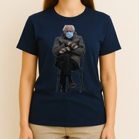 Bernie Sanders Mittens Sitting Inauguration T-Shirt