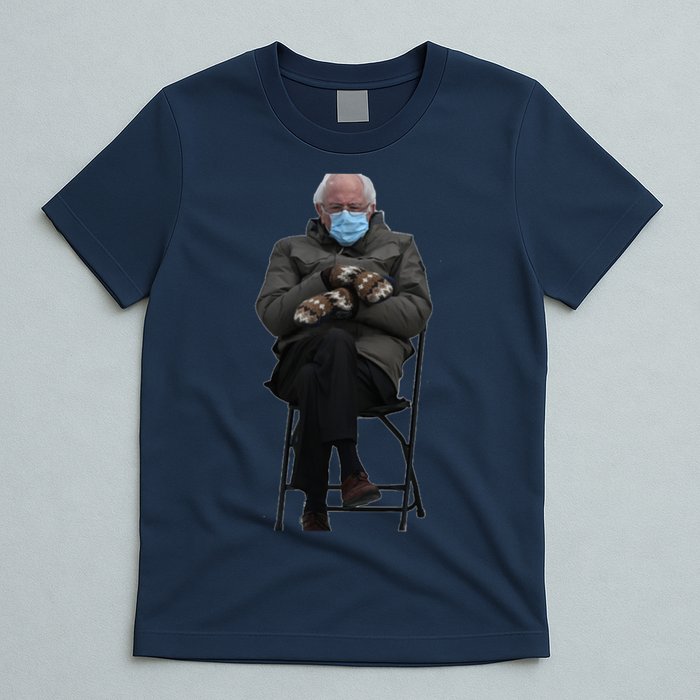 Bernie Sanders Mittens Sitting Inauguration T-Shirt