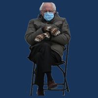 Bernie Sanders Mittens Sitting Inauguration Drawstring Bag