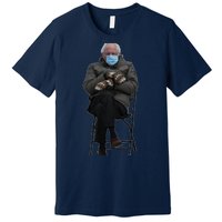 Bernie Sanders Mittens Sitting Inauguration Premium T-Shirt