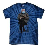 Bernie Sanders Mittens Sitting Inauguration Tie-Dye T-Shirt