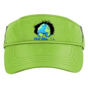 Bernie Sanders Not Me Us Earth Adult Drive Performance Visor