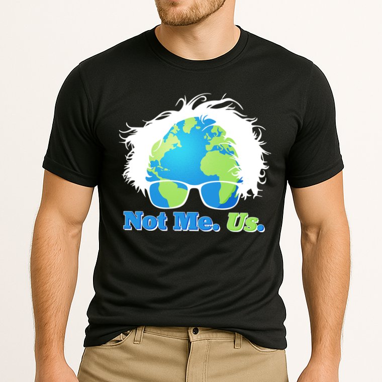 Bernie Sanders Not Me Us Earth Cooling Performance Crew T-Shirt