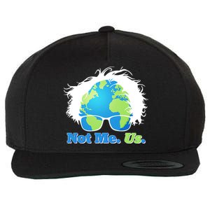 Bernie Sanders Not Me Us Earth Wool Snapback Cap