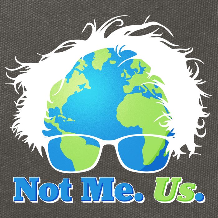 Bernie Sanders Not Me Us Earth Cotton Canvas Backpack