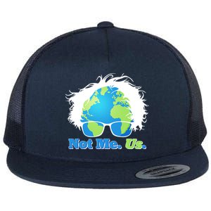 Bernie Sanders Not Me Us Earth Flat Bill Trucker Hat