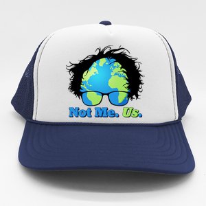 Bernie Sanders Not Me Us Earth Trucker Hat